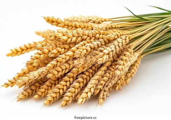 Golden Wheat Ears Close-up
