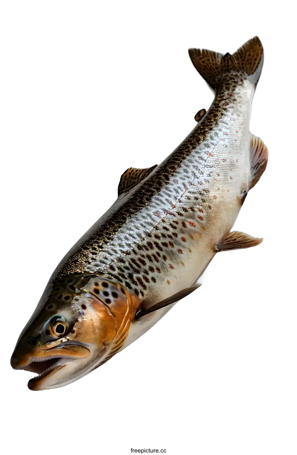 [Transparent Background PNG]Freshwater Fish on White Background