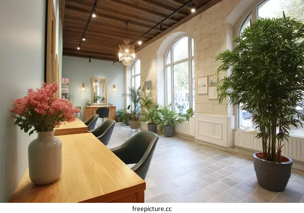 Modern Stylish Hair Salon Interior Design