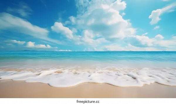 The beach is a beautiful place to relax and enjoy the scenery