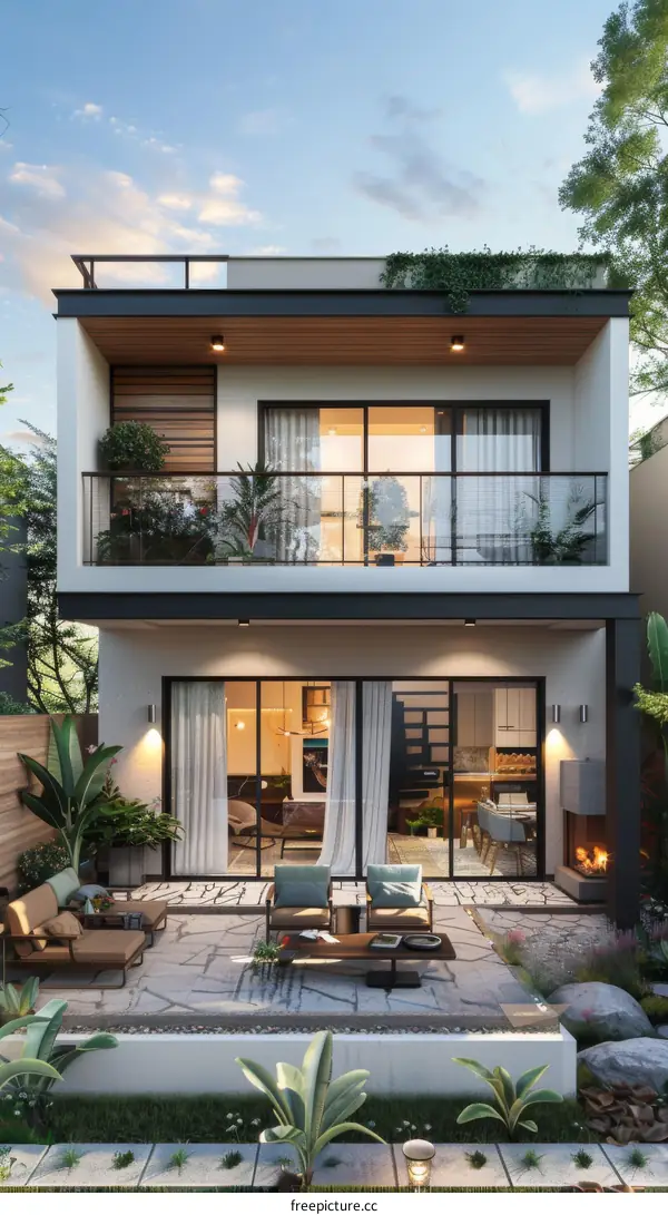 Modern Villa Design with Stunning Minimalist Facade