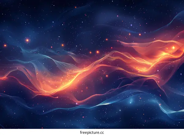 Cosmic Nebula: A Symphony of Stars and Dust