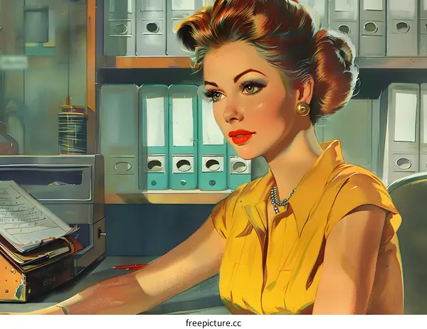Nostalgic and Retro Office Beauty