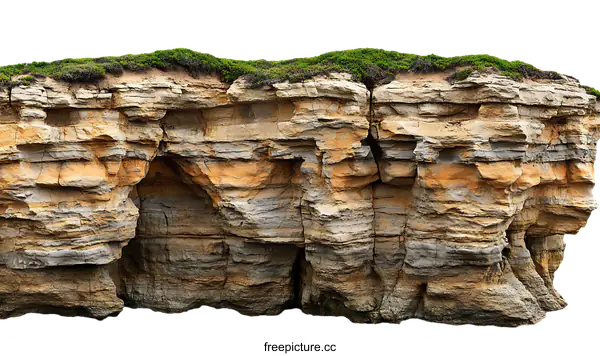 [Transparent Background PNG]Majestic Rocky Cliff Formation