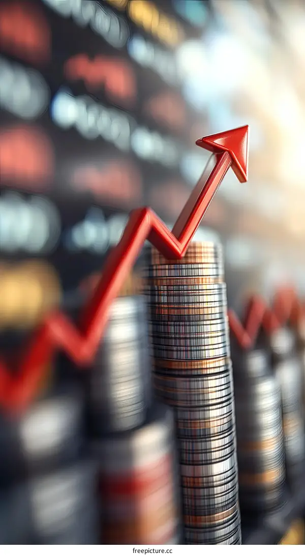 Rising Trend Financial Growth Chart