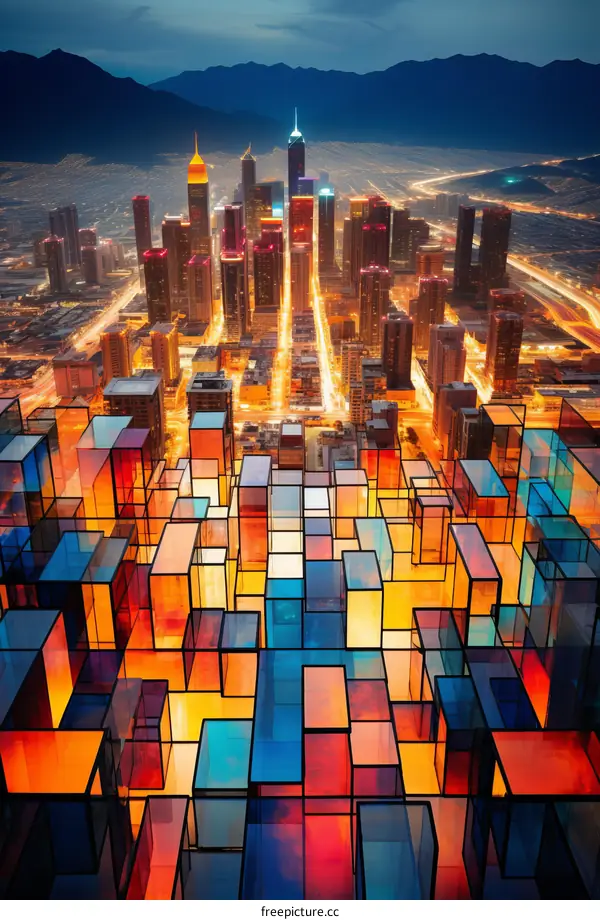 A Colorful Glass City