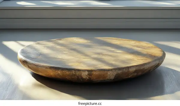 Rustic Gold-Tone Serving Tray