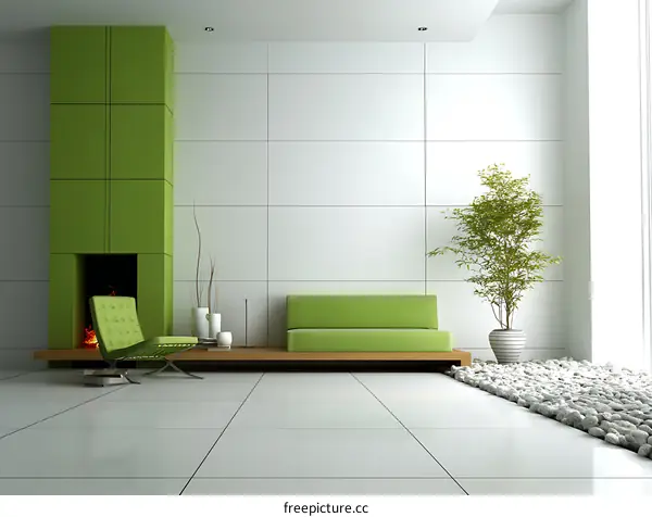 Modern Minimalist Living Room Interior Design