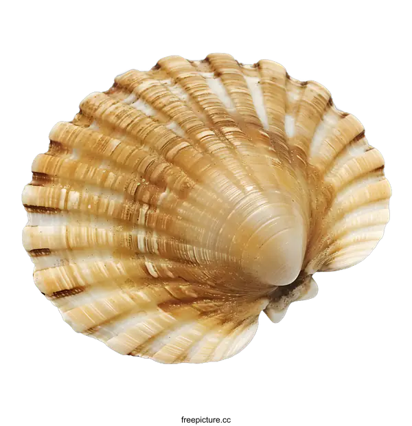 [Transparent Background PNG]Seashell on white background