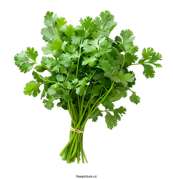 [Transparent Background PNG]Cilantro bunch