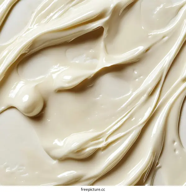Cream Texture Close Up