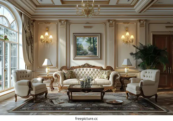 European style living room
