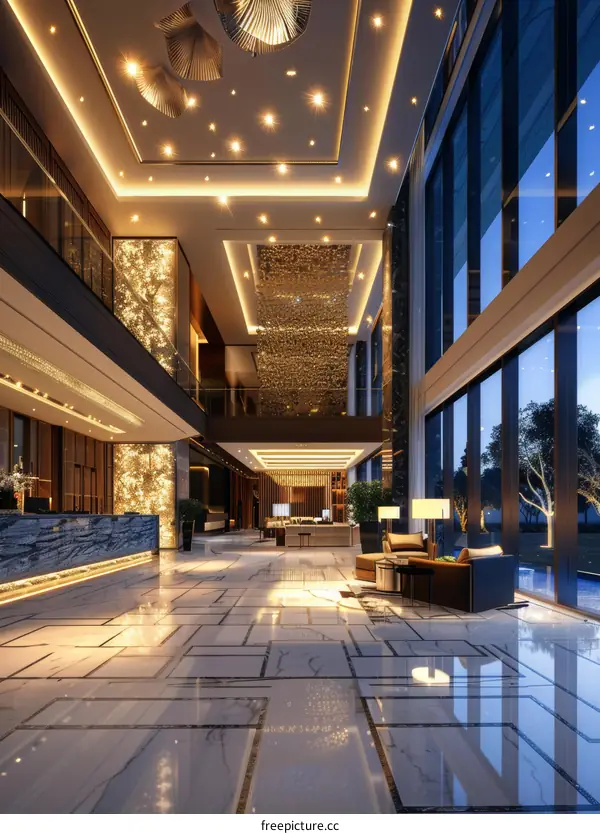 Luxury Hotel Lobby Interior Design