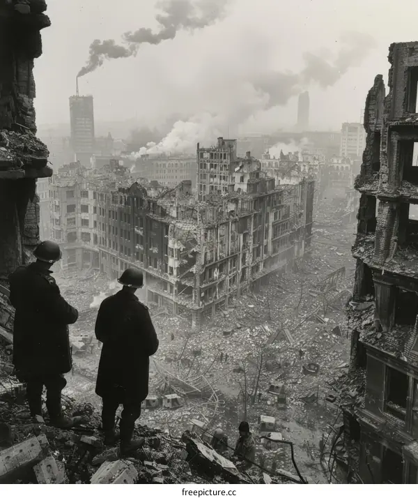 London World War II Bomb Damage Inspection