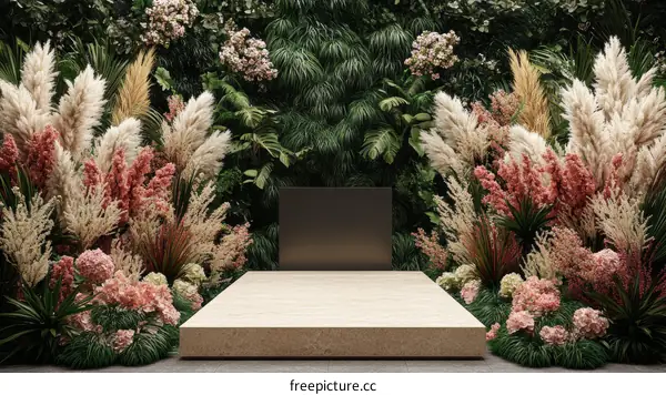 Floral Arrangement Display Stage Design