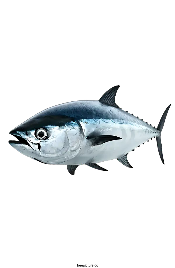 [Transparent Background PNG]Bluefin Tuna on White Background