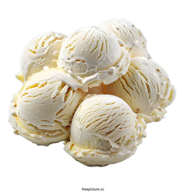 [Transparent Background PNG]Ice cream balls