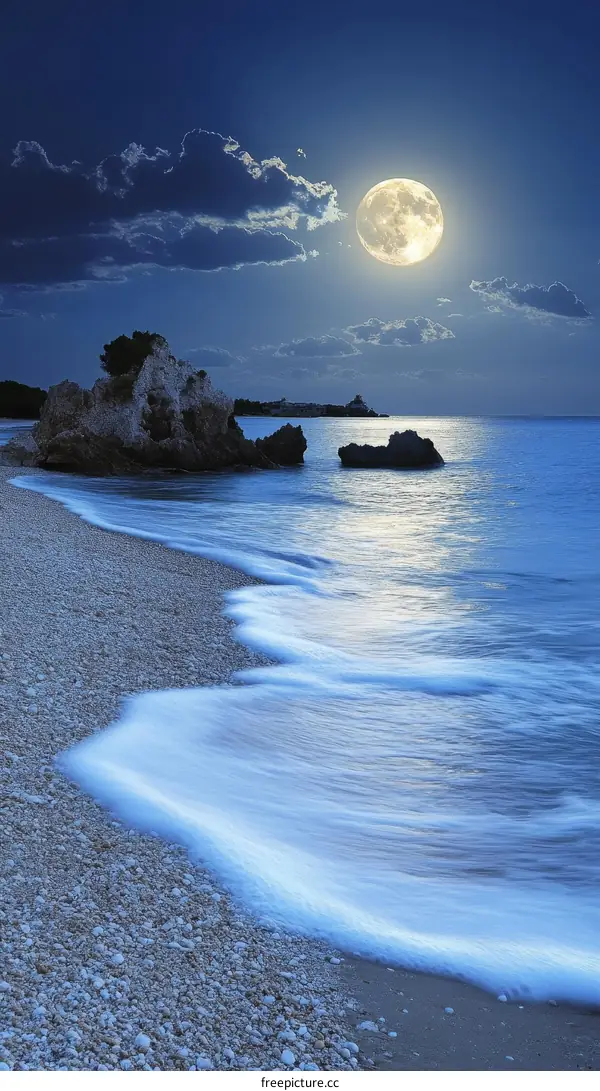 Moonlight Beach Serenity