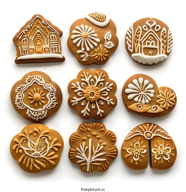 Various Gingerbread Cookies