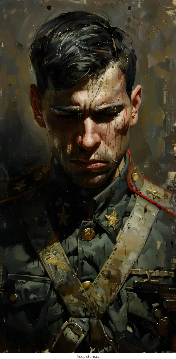 Soviet soldier during the Great Patriotic War