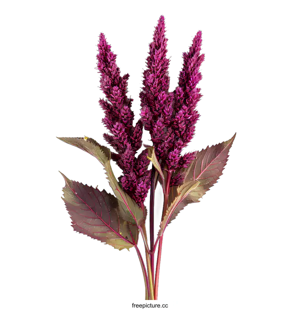 [Transparent Background PNG]Purple flower on white background