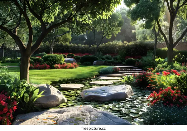 Landscape design renderings