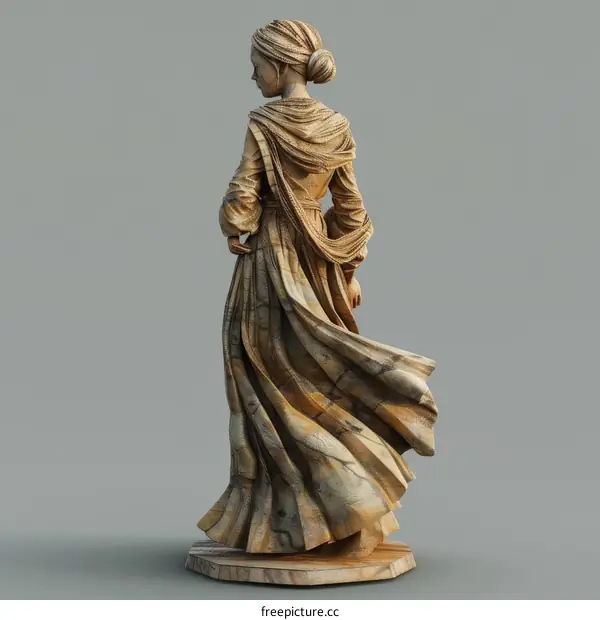 marble statue of a woman