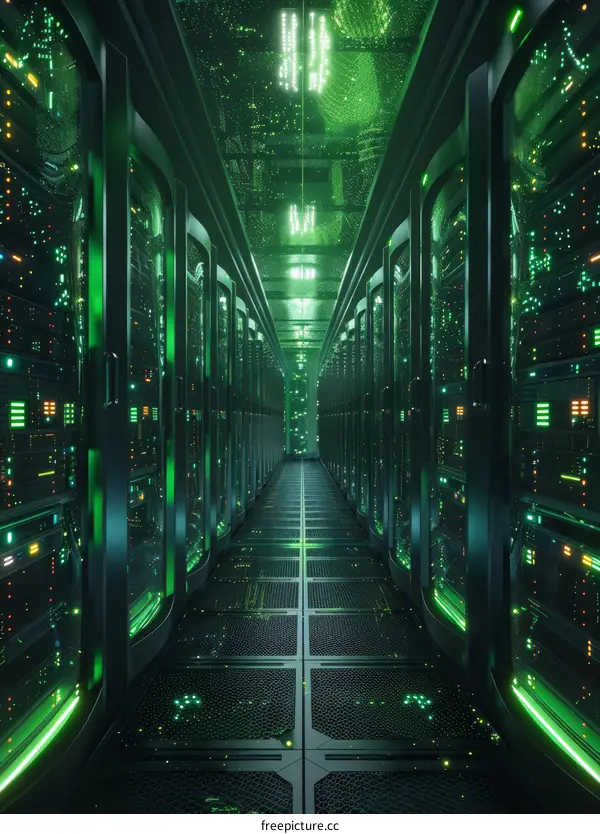 Green Server Room Data Center Technology