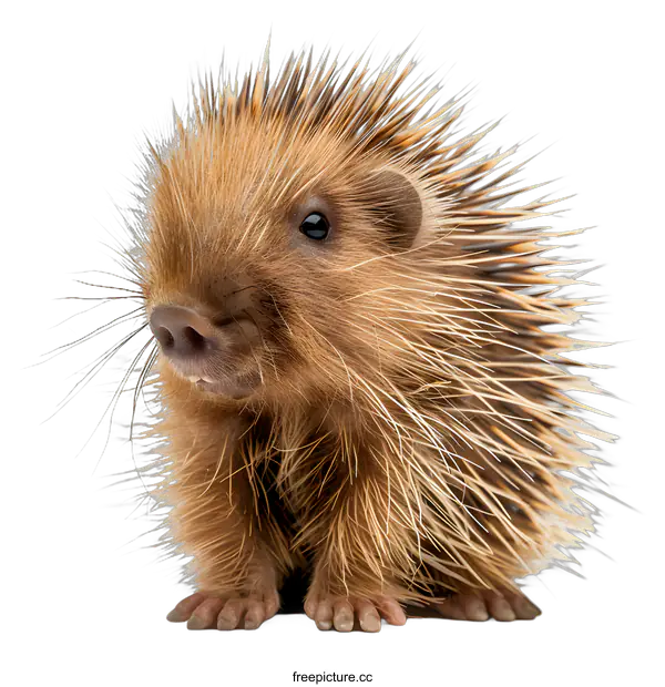 [Transparent Background PNG]Baby porcupine