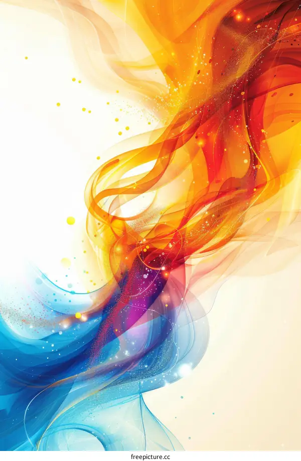 Abstract Colorful Flowing Patterns