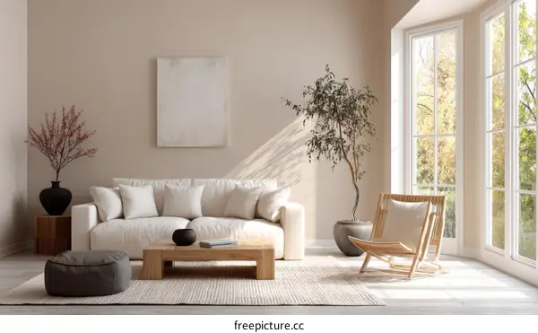 Modern Minimalist Living Room Interior Design