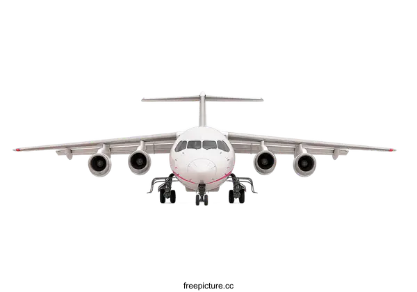 [Transparent Background PNG]Modern Commercial Airplane Design Illustration