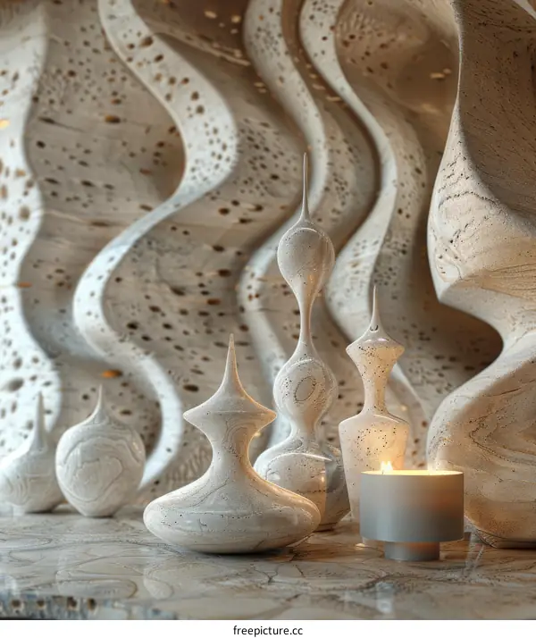 Abstract Wooden Decorative Objects