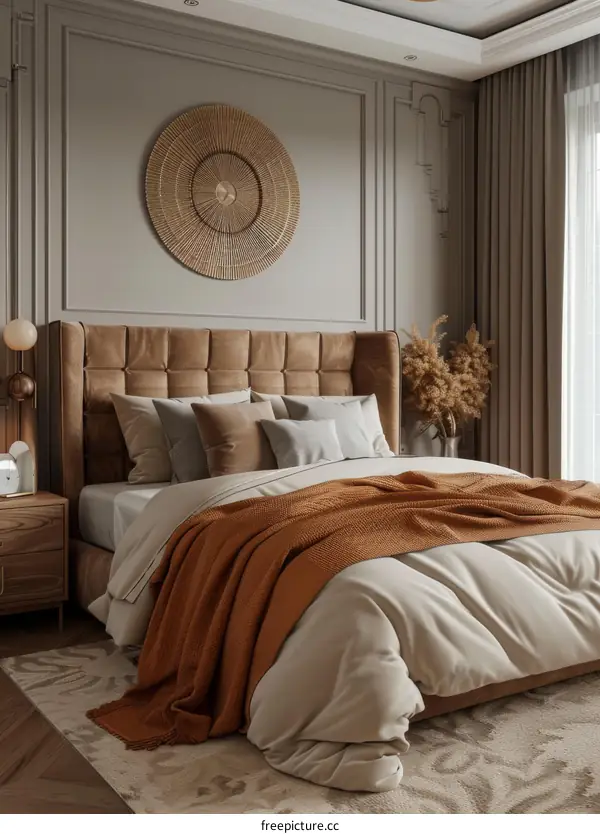 Luxury Bedroom Interior Design Illustration