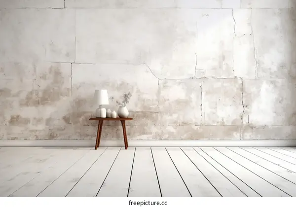 Minimalist interior of the room in Scandinavian style