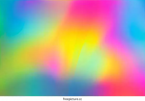 Colorful Rainbow Gradient Background Illustration