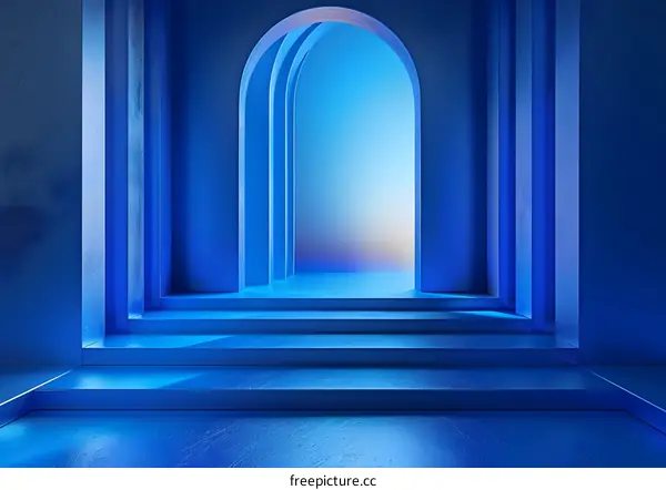 Blue Archway
