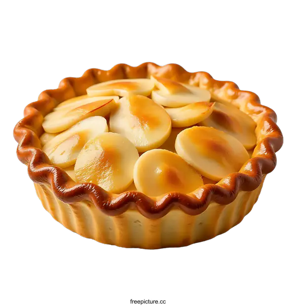 [Transparent Background PNG]Close Up of a Delicious Apple Pie