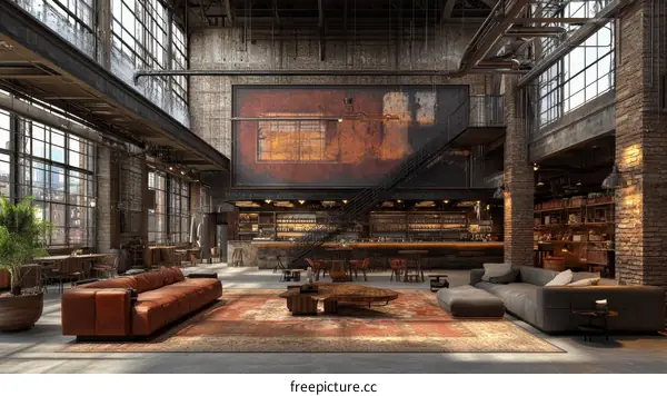 Industrial Loft Interior Design