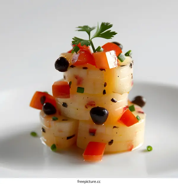 Potato and tomato salad