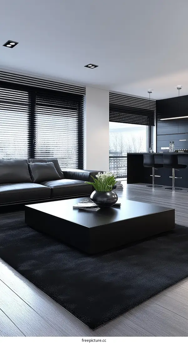 Modern Minimalist Living Room Interior Design