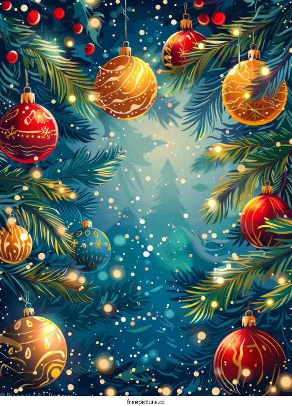 Christmas Blessings with Love and Joy