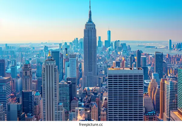 New York City skyline with the Empire State Building