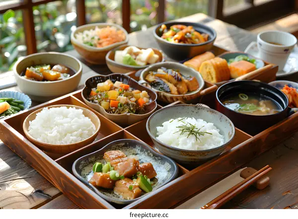A delicious Japanese breakfast