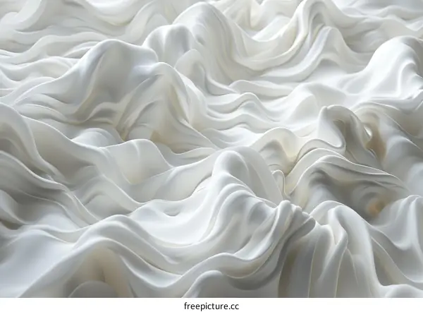 Abstract White Fabric Texture Design