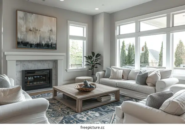 Minimalist Living Room Design with Modern Touches