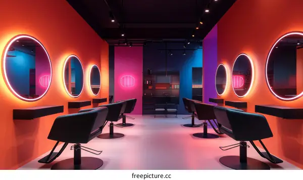 Modern Stylish Hair Salon Interior Design