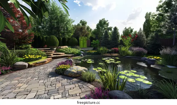 Garden Landscape Design Visualizations