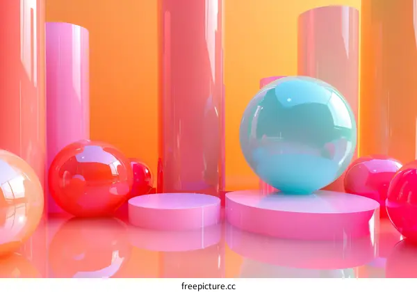 Geometric Figuration on Orange