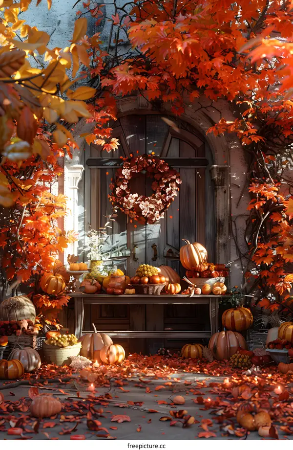 Autumn Doorway